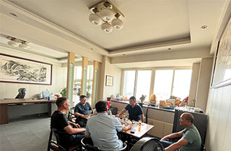 9月9日，中鐵十七局領(lǐng)導(dǎo)蒞臨我司實(shí)地考察交流