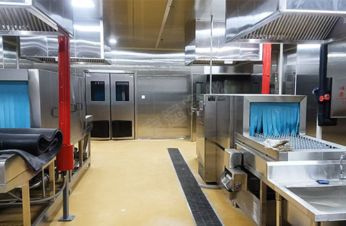 中央大廚房凈化工程3-泰山玻璃纖維(太原)有限公司職工餐廳裝飾裝修工程