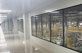 3月11日，陜西秦帝鮮集食品有限公司生產(chǎn)車間一樓凈化工程收尾中-志遠(yuǎn)凈化工程項(xiàng)目進(jìn)度。